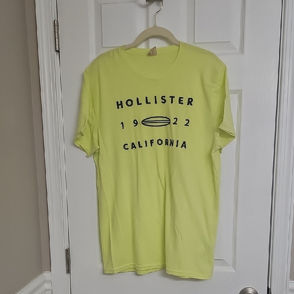 Men's Hollister Lime Green California Tee